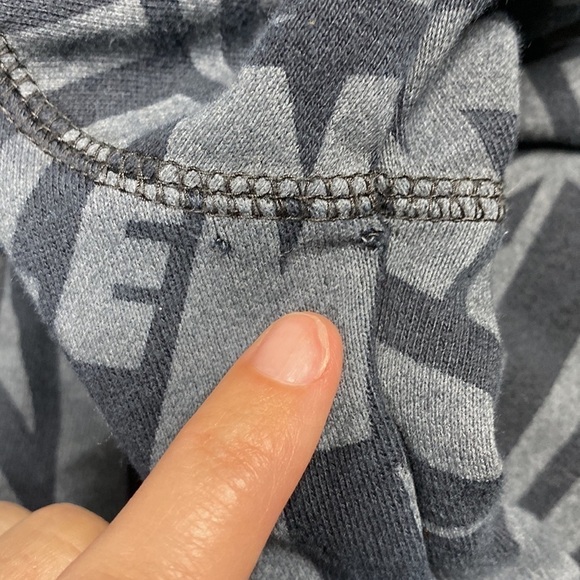 Vintage Element All Over Print Full Zip Hooded Sweatshirt Medium Y2K - Picture 4 of 4